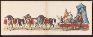 Maskerade van de Leidse studenten, 1870 (plaat 3) door Gerardus Johannes Bos