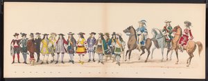 Maskerade van de Leidse studenten, 1875 (plaat 16) door Gerardus Johannes Bos