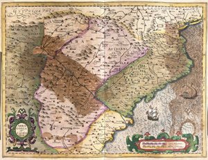Aragon en Catalonië, Spanje (gravure)