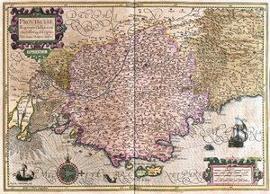 Frankrijk door Gerardus Mercator