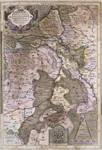 Holland en Brabant, België (gravure)