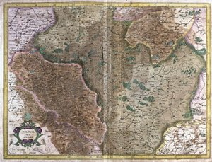 Polen (gravure) door Gerardus Mercator