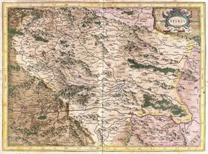 Stiermarken, Oostenrijk (gravure) door Gerardus Mercator