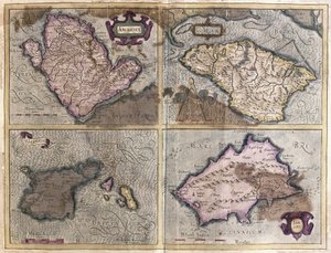 De Britse eilanden (gravure)
