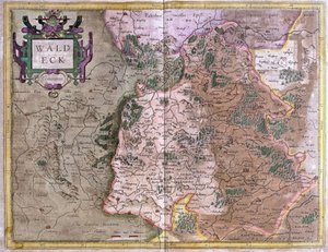 Waldeck (Hessen), Duitsland (gravure)