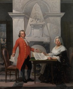 Jubileumportret van de familie de San