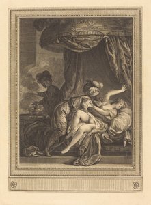 De koning van Ethiopië door Geraud Vidal after Charles Monnet