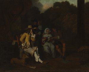 Een muzikaal gezelschap door Gerbrand van den Eeckhout