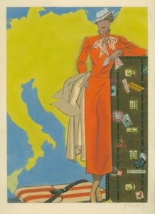 Damesmode 1932 / Reiskleding door Gerd Hartung
