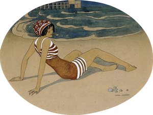 Het Nieuwe Badpak door Gerda Marie Frederike Wegener