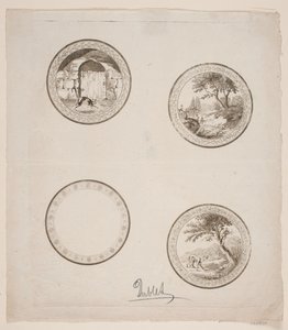 Vier Vignetten voor La Fontaines Fabels