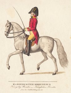 Koninklijke ruiter door Gerhard Ludvig Lahde