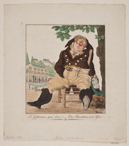 Le Gastronome na het diner door Gerhard Ludvig Lahde