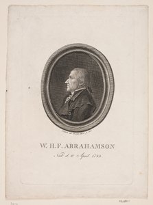 W.H.F. Abrahamson door Gerhard Ludvig Lahde