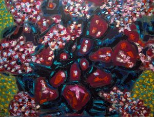 Abstract Bloem I, 2023 door Gerhardt Isringhaus