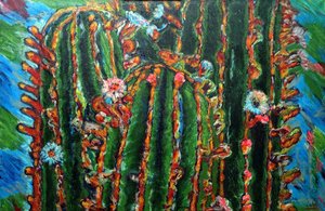 Bloeiende cactus, 2013 door Gerhardt Isringhaus