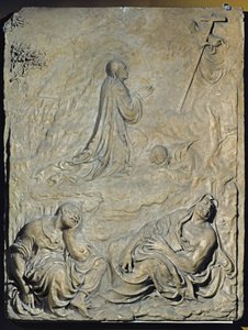 Christus in Getsemane, decoratie voor een tabernakel ... door Germain (attr to) Pilon