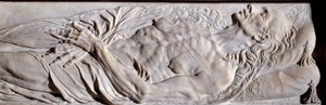 Elementen van het grafmonument van Valentine Balbiani (1518-1572), echtgenote van Rene de Birague