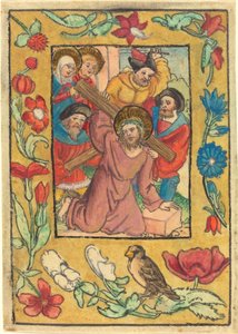 Christus Draagt het Kruis door German 15th Century