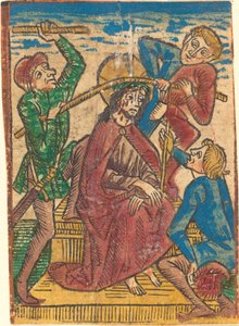 Christus gekroond met Doornen door German 15th Century