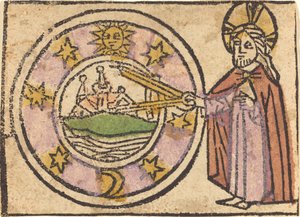 Christus Meet de Wereldbol door German 15th Century