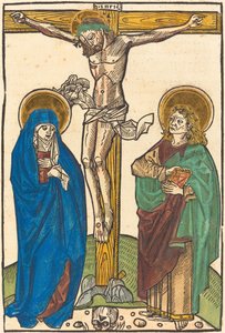 Christus aan het Kruis door German 15th Century