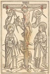 Christus aan het Kruis met Engelen