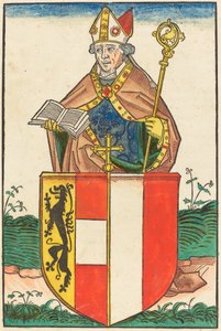 Friedrich Graaf van Schaumberg - Bisschop van Salzburg door German 15th Century