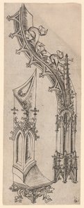 Gotische Letter "d" door German 15th Century