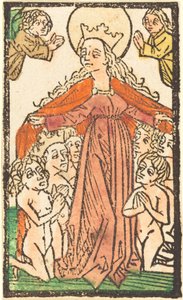 Madonna als beschermster door German 15th Century