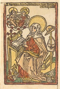 Sint Brigida door German 15th Century