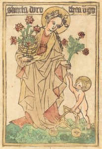 Sint Dorothea door German 15th Century