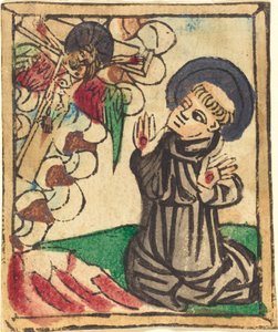Sint Franciscus van Assisi door German 15th Century