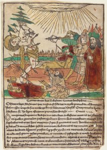 Sint Sebastiaan door German 15th Century
