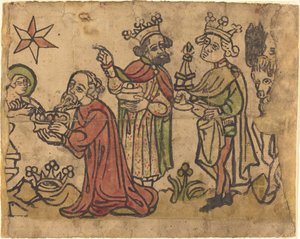 De Aanbidding der Wijzen door German 15th Century