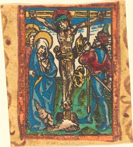 De Kruisiging door German 15th Century