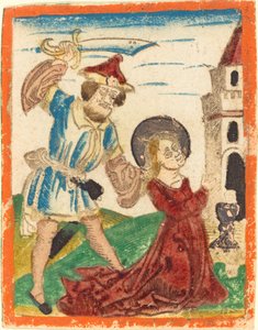 Het Martelaarschap van Sint Barbara door German 15th Century