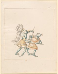 Freydal, Het Boek van Toernooien en Tornooien van Keizer Maximiliaan I: Gevechten te Voet (Toernooien)(Deel III): Plaat 164