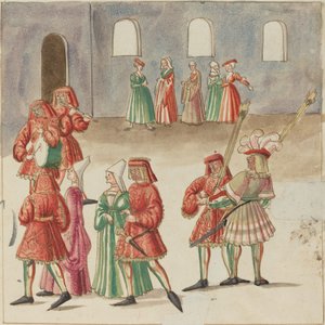 Maskerade door German 16th Century