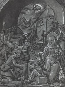 De geboorte van Christus (verso)
