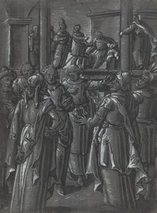 De Hogepriester voor Pilatus door German 16th Century