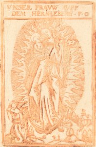 Madonna van de Hernleberg door German 17th Century