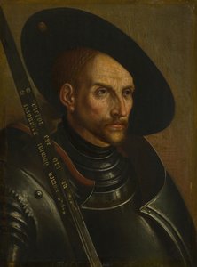 Portret van Edzard I, Graaf van Oost-Friesland 1461-1528, 18e eeuw