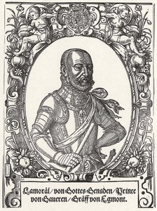 Portret van Lamoraal, Graaf van Egmont, Prins van Gavere, Tweede helft van de 16e eeuw