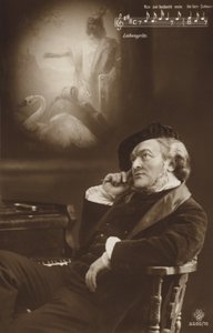 Gesimuleerd portret van Richard Wagner