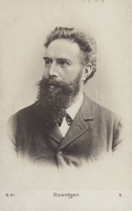 Wilhelm Roentgen (1845-1923), German physicist (b/w photo)