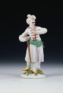 Een Meissen figuur van een Pers, c.1748