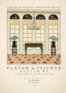 Advertentie voor "Flatow & Priemer", uit Styl, uitgegeven 1922