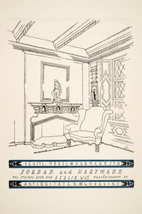 Advertentie voor Jordan und Hartmann, uit Styl, uitgegeven 1922