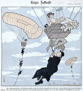 Aerostation: Duitse cartoon
